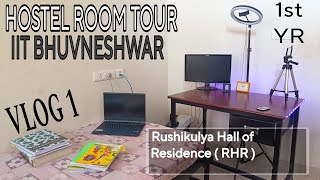 IIT BHUVNESHWAR Room Tour | HOSTEL ROOM | RHR HOSTEL IIT BBS