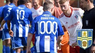 JAMIE CURETON SCORES 2 IN HIS 1000TH MATCH