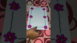 11 Easy front page design for school projects and idea note journals #project #shorts #art #vairal