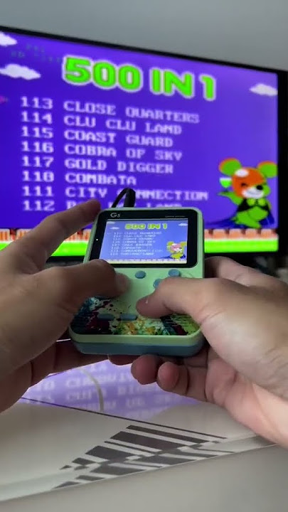 G5 Retro Handheld Game Console - 500 Built-In Games for Kids | Classic Fun