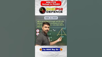 NDA PYQ Cracked in 30 Seconds🔥 by Akhil Sir #nda #ndatricks #ndamaths  #nda2025 #bestndaclass