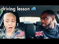 AMERICAN LEARNING HOW TO DRIVE IN THE UK!