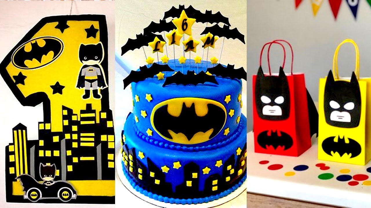 30 ideas para Fiesta de Batman - YouTube