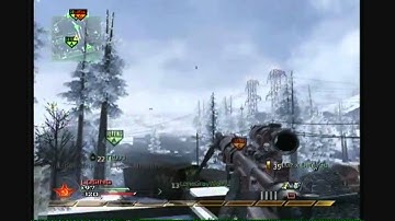 AMAZING MW2 NO SCOPE COLLATERAL HEADSHOT ACROSS DERAIL!