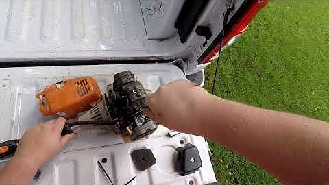 Stihl FS90R Engine Tune-Up...Easy!