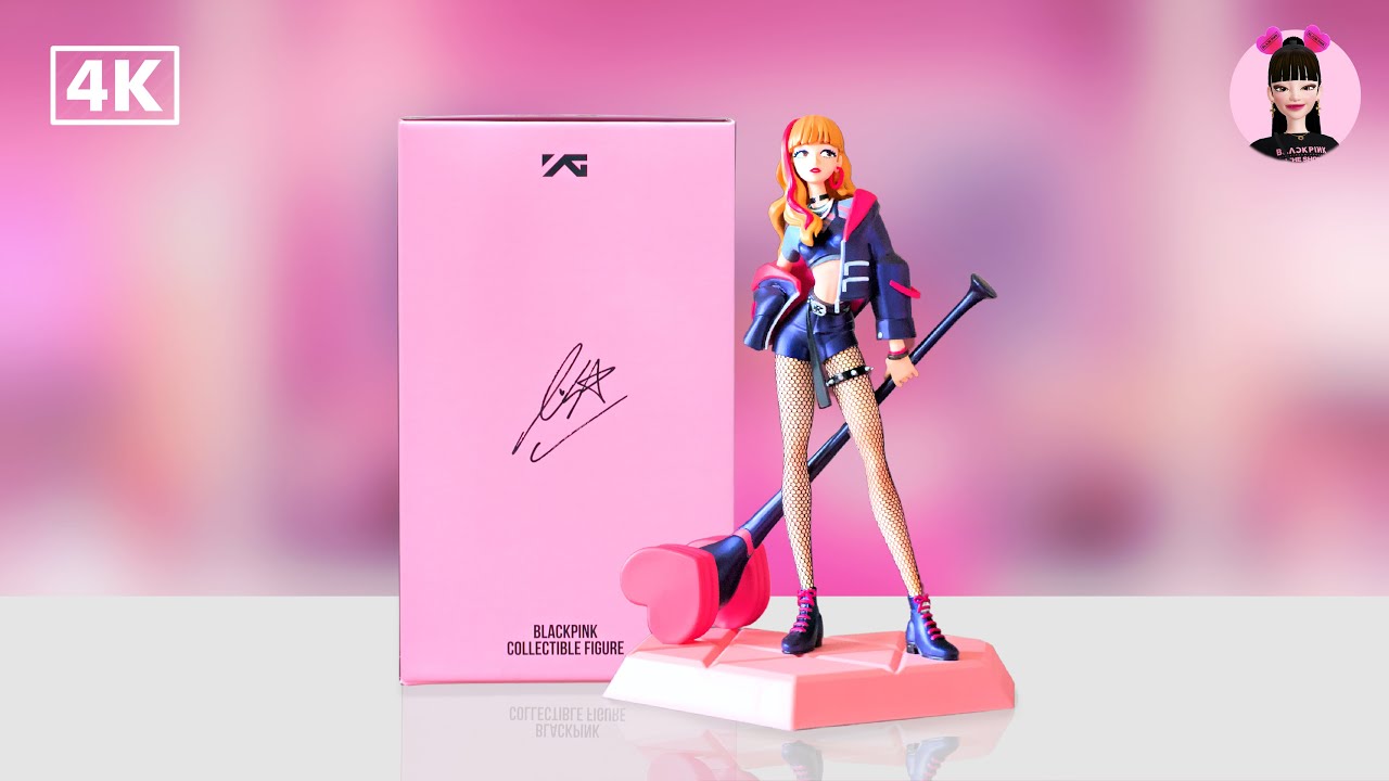 BLACKPINK Official 着せ替え フィギュア リサ LISA 公式 Unboxing Blackpink Collectible Figure Lisa - YouTube
