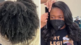 She&#39;s Back! My Viral Thick Natural Hair Client | Cassandra Olivia
