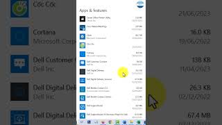 Cách gỡ nhanh các phần mềm đã cài đặt trên Microsoft Store #shorts screenshot 5