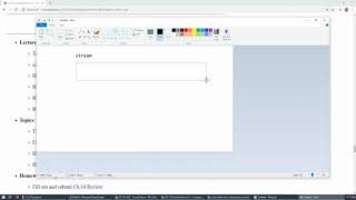 10.1 - Overview of standard input and output streams