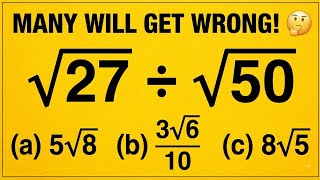 Basic Algebra: Can You Solve Without a Calculator👨‍💻/MANY Will Get WRONG!😭