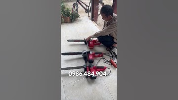 Cưa xích điện cắt gỗ | Cưa xích cắt củi #cuaxichdien