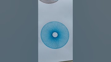 Onecolour spirograph#asmr#satisfying#relaxing#drawing #short