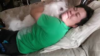 HOW MY DOG WAKES ME UP