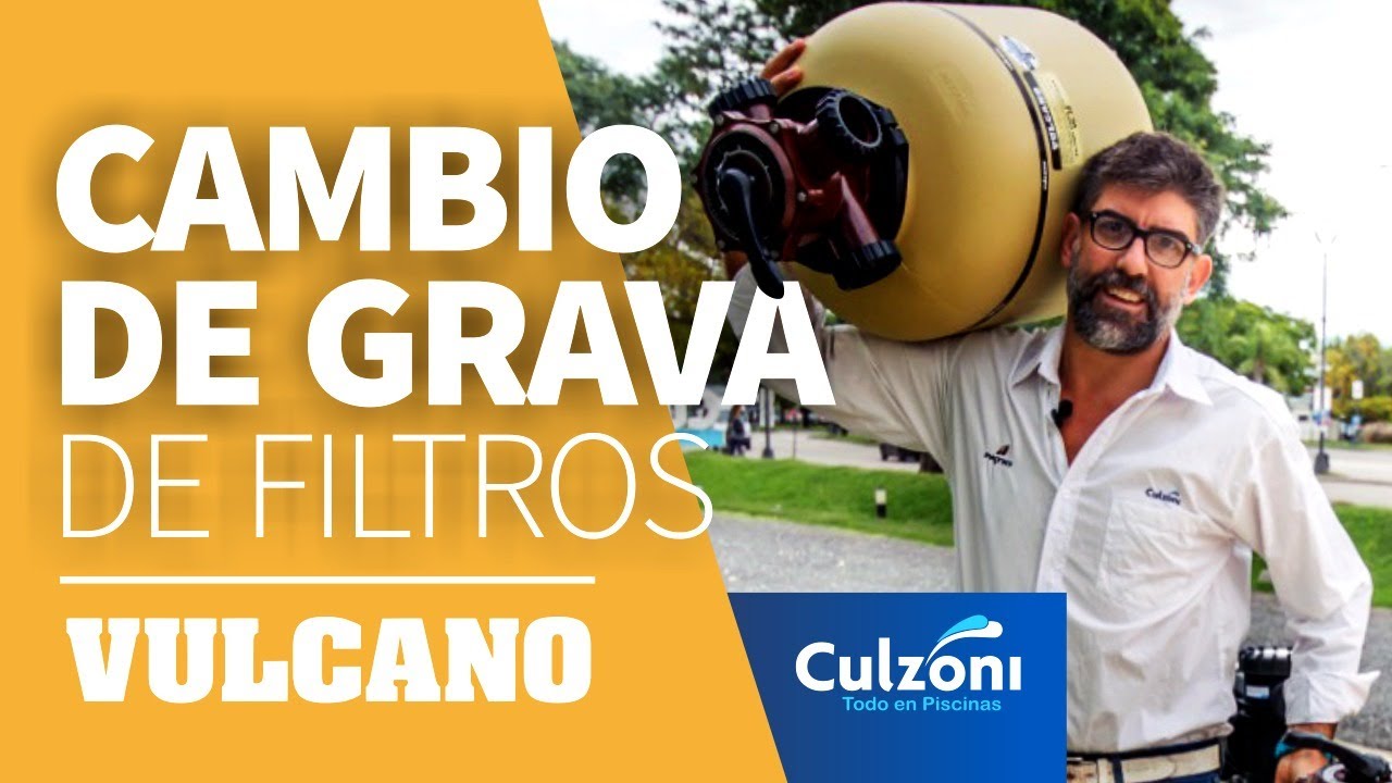 Como en filtro Vulcano, mantenimiento cuidado de filtros piscinas familiares - YouTube