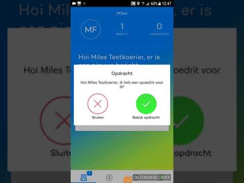 Aannemen opdracht - Instructievideo Miles Koerier App - Miles.delivery