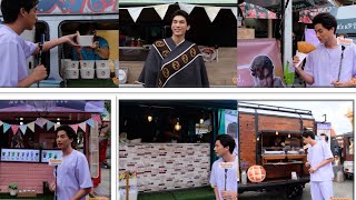 มิวกลัฟ พาทัวร์ food truck จาก #หวานใจมิวกลัฟ ในงานบวชไทป์