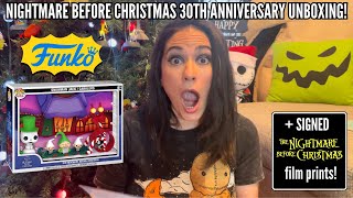 NIGHTMARE BEFORE CHRISTMAS 30TH ANNIVERSARY HAUL & UNBOXING! I Funko Pop Moments Deluxe