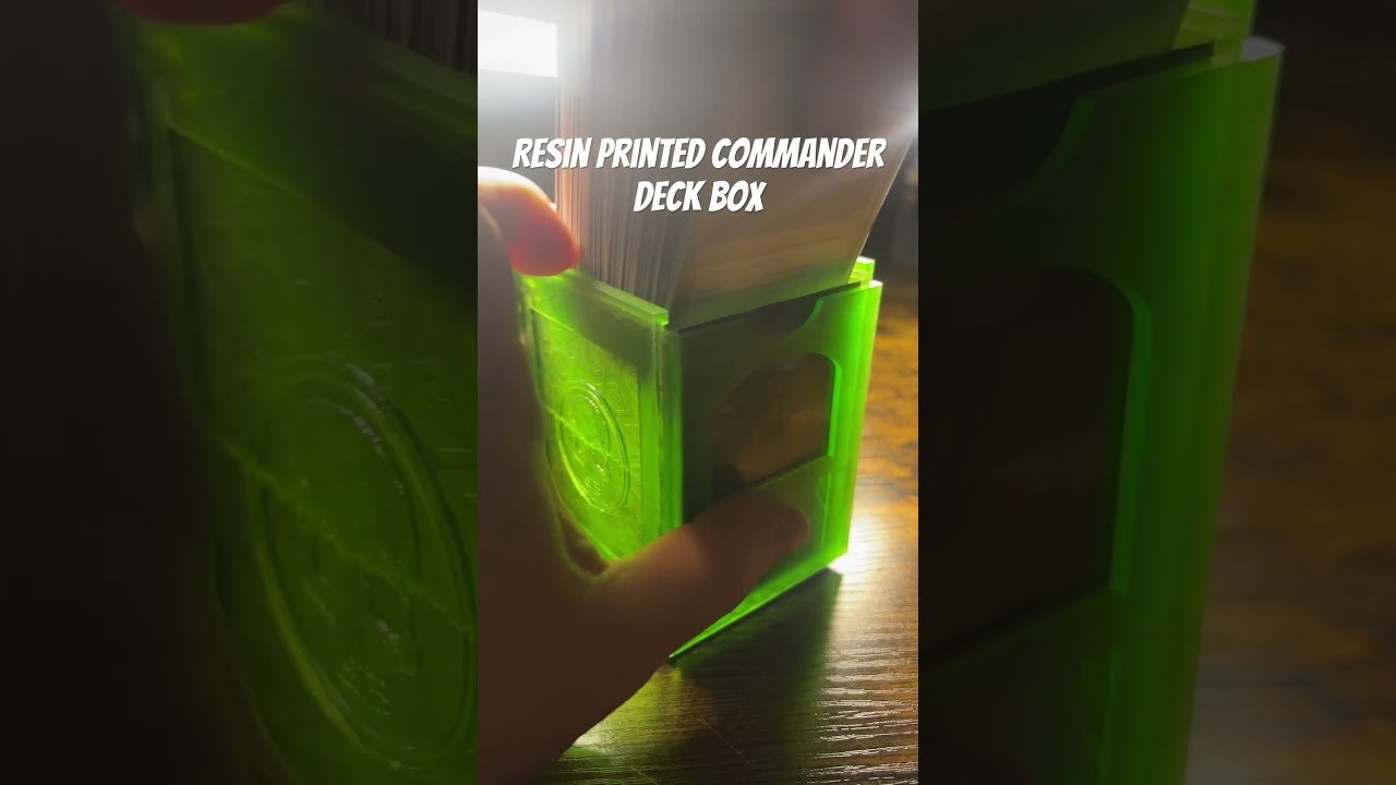 FULLY Customizable 3d Printed Commander Deck Box Magicthegathering