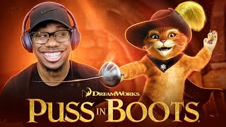 I Watched *PUSS IN BOOTS* For The FIRST TIME & Its HILARIOUSLY GOOD!