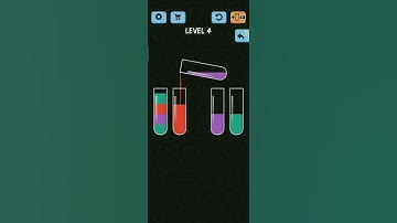 Water Colour Sort Level 4 Solution