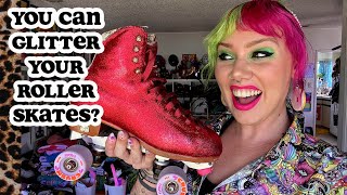 HOW TO GLITTER YOUR ROLLER SKATES