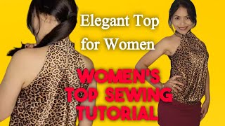 DIY | Elegant women's top sewing tutorial by Quirina Schmidt 487 views 2 years ago 8 minutes, 57 seconds