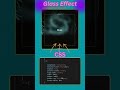 Glass Effect using HTML&amp;CSS🔥#shorts #html #htmlcss #css #csstricks #cssanimation #tutorial