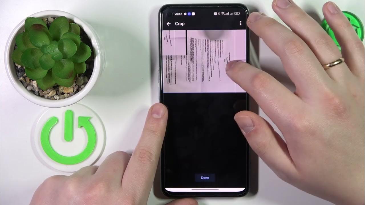 How to scan documents with realme narzo 50 pro convert scan to pdf