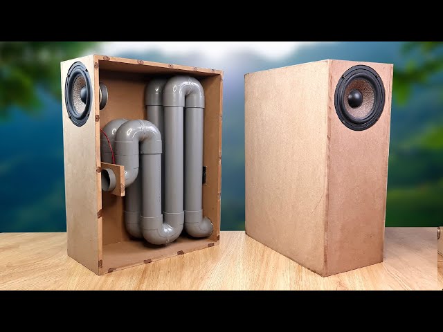 DIY Very Powerful Subwoofer with PVC pipe / powerful bass class=