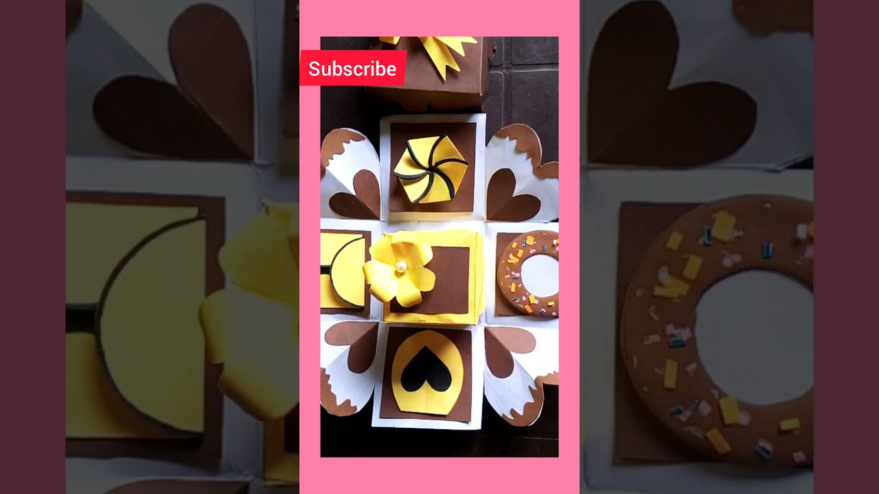 Chocolate Explosion Box Idea//chocolate day gift idea 2021🍫🍩