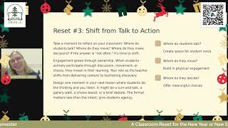 Reset your Classroom for the New Year or New Semester