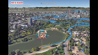 Denver Colfax Marathon 2024: fly over the marathon 3D course map!
