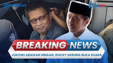 🔴BREAKING NEWS: Rocky Gerung Buka Suara seusai Jokowi Abaikan Hinaan ‘Presiden Bajingan Tolol’