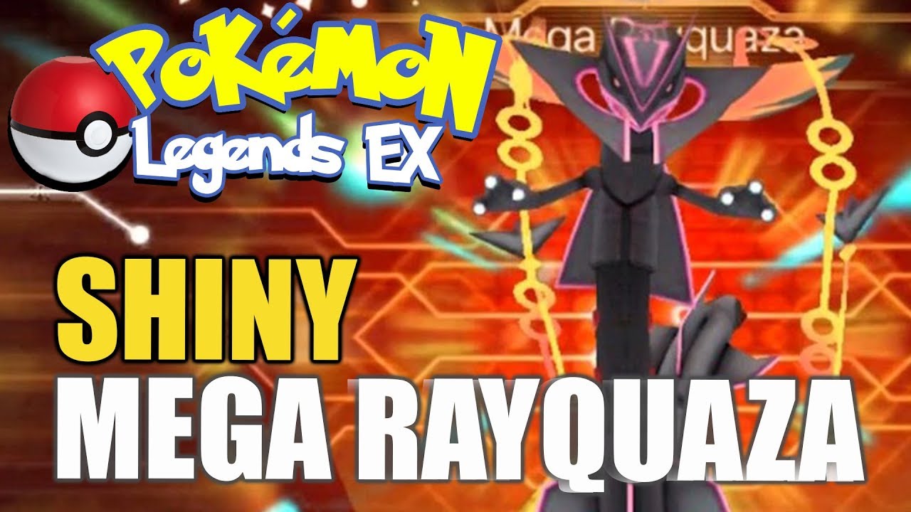 This is how I flex my Shiny Mega Rayquaza! This is my #ShinyPokemon #L