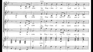 Video thumbnail of "The Hallelujah Chorus in Bb (B-flat major) Lower Key from Handel's Messiah With Score"