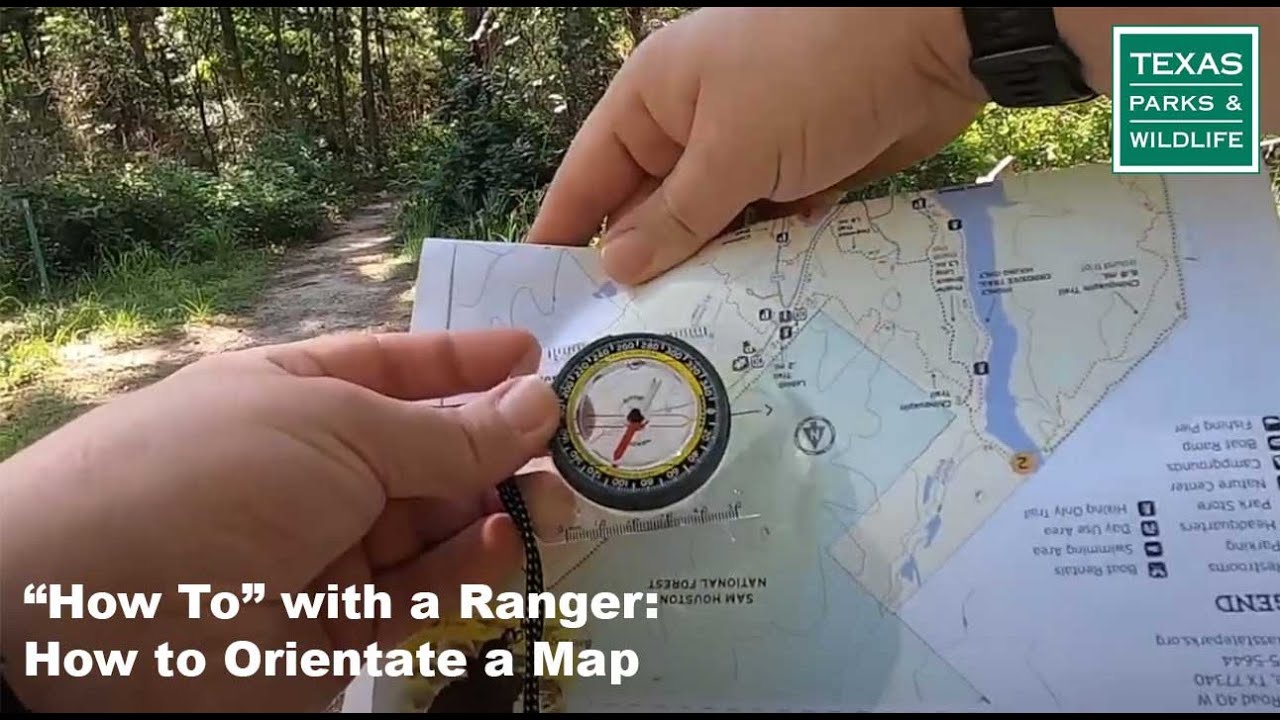 Huntsville SP How To Part 3 How to Orientate a Map YouTube