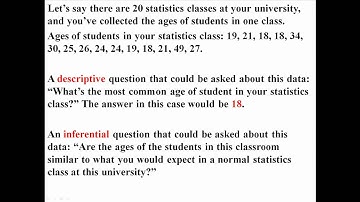 The Basics: Descriptive and Inferential Statistics