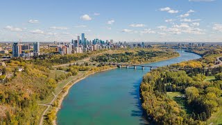 Aerial Views Edmonton Ab Canada - Real Estate Photography