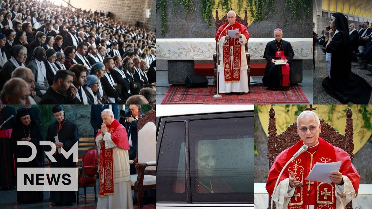 FULL CEREMONY: Pope Leo Meets Bishops, Priests & Pastoral Workers at Harissa Shrine in Lebanon |AK1B
