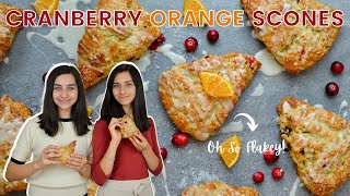 Making The Perfect Cranberry Orange Scones! - Easy Holiday Baking!