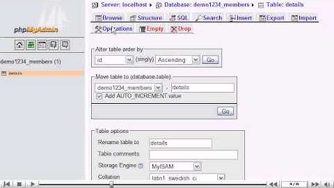 Copying a database table with phpMyAdmin - phpMyAdmin  Tutorials