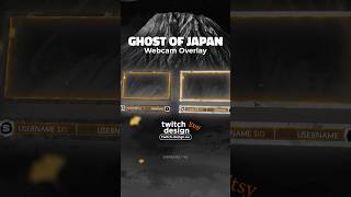 Ghost of Yōtei inspired Webcam Overlays for OBS & Streamlabs #gaming #shorts #streamer #twitch