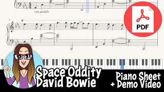 Video thumbnail of "Space Oddity - David Bowie - Major Tom - Piano Solo"