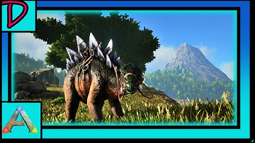 Taming a High Level Stego And Moving Base! [Ark Survival Evolved Ep 7]
