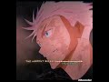 Gojo Satoru’s Last Smile 💀😭 #gojoedit #jujutsukaisen #anime
