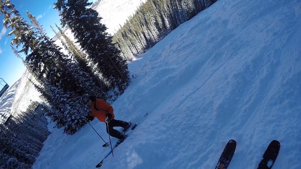 Skiing the bumps YouTube