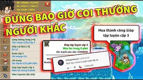 [NRO] Mua 1Ty vàng mua giáp luyện tập cấp 3 vì bị chê nghèo nick víp mà ko có giáp luyện tập