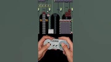 SWITCH BLOCK CASTLE - Kaizo Mario #shorts #kaizo #mario