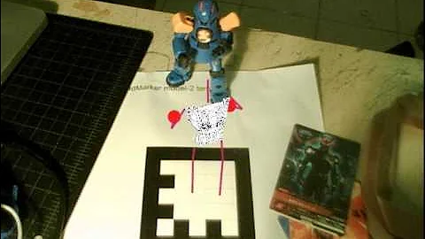 Kinect + Processing + ARtoolkit