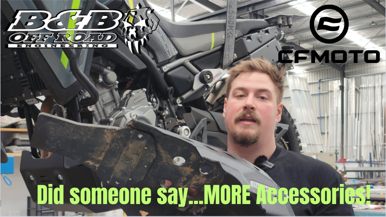 More Accessories for the CFMOTO 450MT | IBEX 450! V2 Bash Plate, Case Saver & Rear Chain Guard